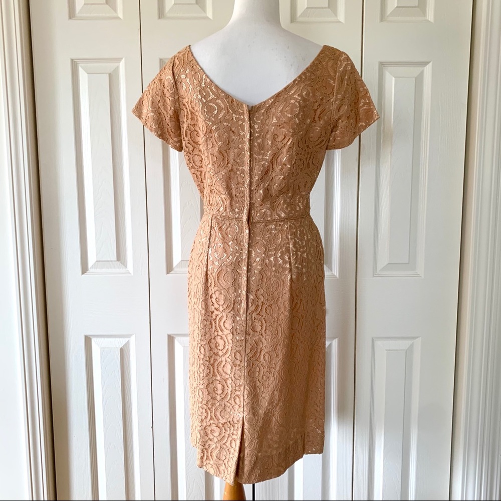 VTG Spring Tea Lace Dress - Picture 3 of 9